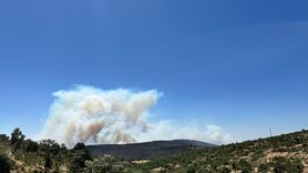 Uşak'taki Orman Yangınına Müdahale Devam Ediyor