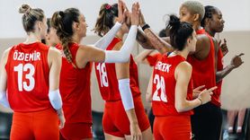 A Milli Kadın Voleybol Takımı Sırbistan'ı Geride Bıraktı