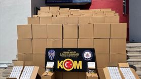 Adana'da 7 Milyon Kaçak Makaron Ele Geçirildi