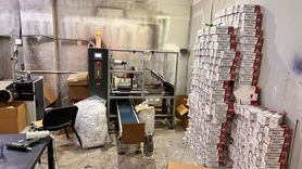 Adana'da Kaçak Makaron Operasyonu