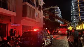 Alanya'da Apartman Dairesinde Yangın Çıktı