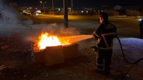 Antakya'da Yangın Paniği: Yağmur Suyu Giderlerinde Çıkan Alevler Söndürüldü