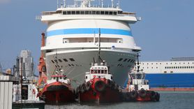 Astoria Grande Kruvaziyeri Samsun Limanı'na Geldi