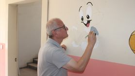 Baba ve Kızdan Renkli Dokunuş