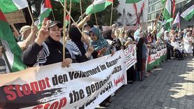 Berlin'de Filistin'e Destek Gösterisi Düzenlendi