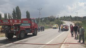 Beyşehir'de Ekin Tarlasında Yangın Kontrol Altına Alındı