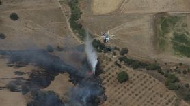 Çanakkale'deki Zirai Yangın Kontrol Altına Alındı