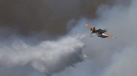 Çanakkale'deki Orman Yangınına Müdahale Devam Ediyor