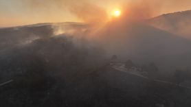 Çanakkale'deki Orman Yangınında İkinci Gün: Müdahale Sürüyor