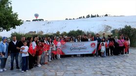 Denizli'de Şehit Aileleri için Anlamlı Balon Turu