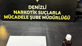 Denizli'de uyuşturucu operasyonunda 2 şüpheli tutuklandı
