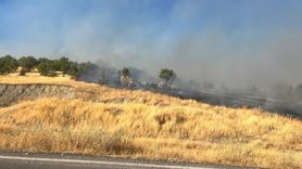 Diyarbakır'daki Kırsal Yangına Müdahale Devam Ediyor