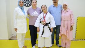 Down Sendromlu Karateci Ayşegül Reyyan'ın Milli Takım Hedefi