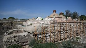 Edirne'deki Gazi Mihal Hamamı Restorasyonu Devam Ediyor