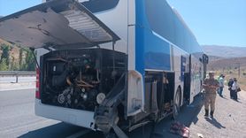 Erzincan'da Yolcu Otobüsü Kazası: 5 Yaralı