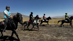 Erzurum'da 3. Geleneksel Rahvan At Yarışları Yapıldı