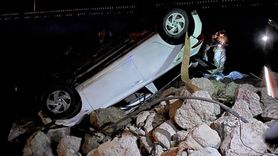 Erzurum'da Köprüden Çaya Düşen Otomobilde 1 Ölü, 1 Yaralı