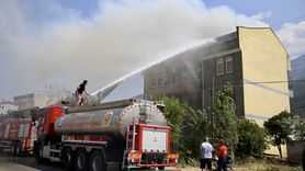 Fethiye'de Çatı Katı Yangını Büyük Hasara Neden Oldu