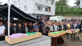 Giresun'da Uçuruma Yuvarlanan Araçta Hayatını Kaybeden Ailenin Cenazesi Defnedildi