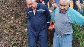 Giresun'da Uçurumdan Düşen Kişi Hastaneye Kaldırıldı