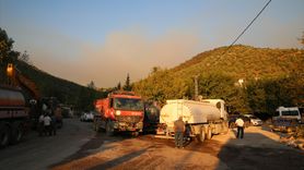 Hatay'daki Orman Yangınına Müdahale Devam Ediyor