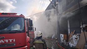 Hatay İskenderun'da Mobilya Atölyesinde Yangın Kontrol Altına Alındı