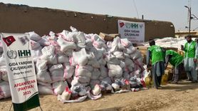 İHH, Afganistan'da Kuraklıkla Mücadele İçin 1100 Gıda Paketi Dağıttı