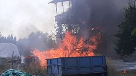 Isparta'da Depodan Eve Sıçrayan Yangın Kontrol Altına Alındı