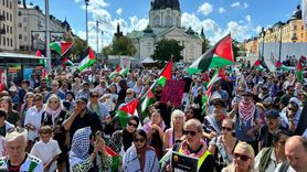 İsveç'teki Gazze Protestosu: Soykırıma Son İstendi