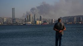 İzmir Buca'da Orman Yangınına Müdahale Başlatıldı
