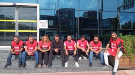 İzmir Karabağlar'da İşçiler Eylemde