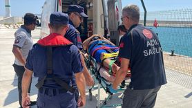 Kaleköy'de Yaralanan Kişi İçin Tıbbi Tahliye Gerçekleştirildi