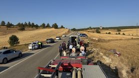 Karabük'te Tarlaya Devrilen Otomobilde 5 Yaralı