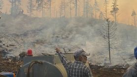 Karaman'da Orman Yangınları Kontrol Altına Alınıyor