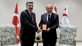 KKTC Cumhurbaşkanı Tatar, HAVELSAN Genel Müdürü Nacar'ı Ağırladı