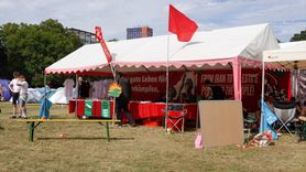 Köln'de Silah İhracatı Protestosu