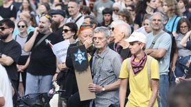 Lübliyana'da Gazze İçin Gösteri Düzenlendi