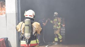 Manisa'da Depoda Yangın Çıktı