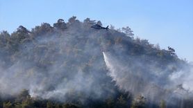Manisa'da Orman Yangınlarına Müdahale Devam Ediyor