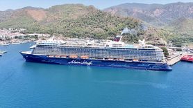Marmaris'e Gelen "Mein Schiff 5" Kruvaziyeri ile 2748 Turist