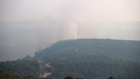 Mersin Silifke'deki Orman Yangınına Mücadele Devam Ediyor