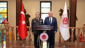 Milli Savunma Bakanı Güler, Orgeneral Bayraktaroğlu'nu Kabul Etti