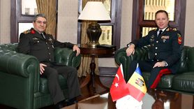 Orgeneral Bayraktaroğlu, Moldova Genelkurmay Başkanı Tuğgeneral Micov'u Ağırladı