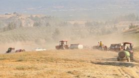 Pamukkale'de Orman Yangını Kontrol Altına Alınmaya Çalışılıyor