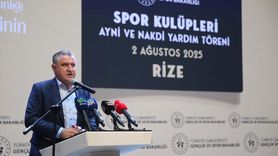 Rize'de Amatör Spor Kulüpleri Ödül Töreni