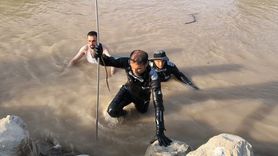 Siirt'te Kezer Çayı'nda Boğulma Tehlikesi