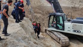 Silivri'de Kum Ocağındaki Göçükte Kayıp İşçi Bulundu