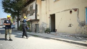 Sındırgı'da Deprem Sonrası Hasar Tespit Çalışmaları Devam Ediyor