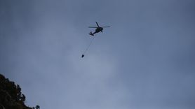 Sinop'taki Orman Yangınına Müdahale Devam Ediyor