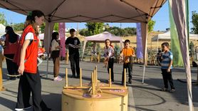 Şırnak'ta Geleneksel Oyunlar Tırı Çocuklarla Buluştu